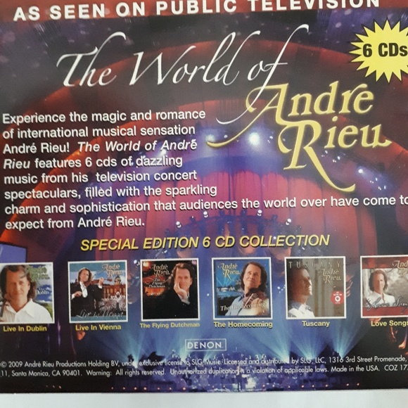 SALE!!! Andre rieu classical cd box gift set NIP.  3 - Picture 4 of 7